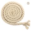 Cuerda de algodón de tres cabos de colores de 8 mm, en stock de fábrica, hilo de algodón de 8 mm de grosor, decoración de fachada de tienda de bricolaje, cuerda decorativa para tejer