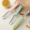 Pelador de cerámica, pelador de cocina multifuncional para el hogar, pelador de patatas, manzanas, cuchillo, pelador de melones, cuchillo de fruta