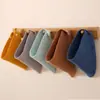 Toalla Triangular Infantil, Gasa de Algodón de Cuatro Capas, Toalla Facial Suave Absorbente, Toalla para la Boca de Bebé, Toalla para Guardería de Bebé