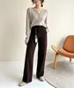 ¡Pantalones de pierna recta, corte ajustado! Versiones gemelas de jeans rectos de elasticidad cuádruple para mujer, con un diseño retro, adelgazante y fluido, y una silueta de pierna estrecha y amplia.