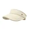 Sombrero de Sol para Mujer Estilo Coreano, Sombrero de Sol Casual Deportivo de Verano, Versión Coreana Adelgazante de Rostro, Sombrero Plegable