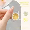 Novo Estilo Pequena Flor Dourada Esmalte em Gel para Unhas, Cor Translúcida Ice da Moda para Primavera e Verão, Glitter Super Brilhante, Esmalte Exclusivo para Salão de Unhas Venda por Atacado