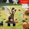 Halloween Transfronteiriço Elfo Fada Adormecido Pensando Acrílico Plano 2D Decoração de Jardim ao Ar Livre Espeto de Chão