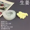 Molde de Silicone DIY Realista de Gengibre Repolho Pimenta Durian Couve-flor Cogumelo Molde para Bolo Fondant Chocolate Gesso