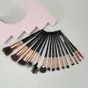15 Brochas de Maquillaje Personalizadas, un Set Completo de Herramientas de Belleza, Pelo de Nylon Ultra Suave Venta Directa de Fábrica