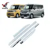 Adequado para 24 Série Suzuki Spacia Mk04 Carroceria Modificada Borda da Porta Anti-Colisão Tiras Decorativas Especiais Galvanizadas Brilhantes