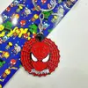 Llavero Giratorio de Merchandising de Película de Héroes Llavero Metálico de Dibujos Animados para Coche Colgante Accesorio para Bolso