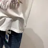 Top de Algodón Puro Chic Chic Coreano con Estampado de Mariposa Camiseta Gris de Manga Corta para Niñas Verano Suelta Casual