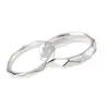 Plata Pura 999, Anillos de Pareja Versátiles y de Nicho "Caminando Contigo", Anillos Unisex de Plata Esterlina Modernos y Versátiles
