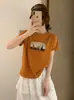 Camiseta de algodón acanalado de trece filas, fuente física, para mujer, directo de fábrica, con mangas acanaladas, corte ajustado, top de manga corta, exclusivo de venta al por mayor de verano