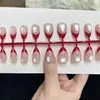 Unhas Postiças Francesas de Tamanho Único Europeias e Americanas Transfronteiriças, Unhas Pré-Fabricadas, Peças de Unha Segmentadas, Unhas Postiças, Adesivos de Unha