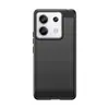 Adequado para Capa de Celular Redmi Note 13 Pro Capa Protetora de Fibra de Carbono Escovada para Celular Redmi Note 13 Pro