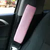 Capa protetora de cinto de segurança para carros, feita de tecido macio e confortável, design simples, pelúcia de seda gelada, almofada de ombro conveniente para carro