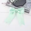 Cinta de Lazo Estampada Naranja Caja de Regalo Decoración de Regalo Lazada a Mano Cinta de Poliéster para Cartas Empaque Al Por Mayor en Stock