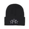 Gorros de Punto de Estilo Casual Transfronterizo para Hombres y Mujeres, Gorros de Lana Bordados de Punto de Alta Calidad Versátiles, Gorros de Punto para Parejas