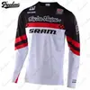 Ropa de Secado Rápido para Ciclismo de Motocicleta Retro Ropa para Bicicleta de Montaña Off-Road Downhill Camiseta de Motocicleta de Manga Larga de Verano con Protección Solar