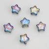 8mm Estrela de Cinco Pontas Galvanizada Contas Soltas Contas de Vidro Material para Miçangas de Pulseira Colar DIY Acessórios para Joias Artesanais