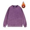 Novo Moletom Masculino de Veludo Transfronteiriço 450 Gramas Peso Pesado Lavado Composto Polar Fleece Quente Moletom Jaqueta Masculina