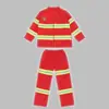 Roupas de Bombeiro Infantis Transfronteiriças Experiência de Carreira no Jardim de Infância Roupas de Role-Playing para Pais e Filhos Roupas de Performance de Bombeiro Atacado