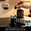 Ornamento de Pedra de Aromaterapia Vintage Gravada em Preto e Dourado para Decoração de Mesa, Presente Criativo, Decoração de Aromaterapia Desenho Animado com Alto Valor Estético