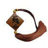Novo Pingente de Cavalo da Paz Esculpido em Madeira de Pessegueiro Ornamento para Pendurar no Retrovisor do Carro Fornecedor Fabricante Logotipo Esculpido