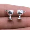 12X13Mm 2.3g Plata Antigua DIY Aleación Accesorios Material Colgante Pequeño Colgante para Copa de Vino