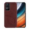 Adecuado para Redmi Note 13/12/11Pro Funda para Teléfono Móvil Anticaída con Tarjetero Cubierta Protectora Xiaomi 14 Carcasa Protectora Estuche de Cuero