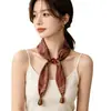 Collar de Bufanda de Seda con Cadena de Tres Cuentas de Anacardo, Accesorio de Bufanda para Traje de Vestir Vintage, Pulsera, Bufanda de Seda con Cadena de Tres Cuentas de Anacardo Estilo Coreano