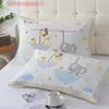 Serie de Mantas Coreanas Algodón Puro Gasa Dibujos Animados Simple Funda de Almohada Individual Toalla de Almohada para el Hogar Cubierta Par Estilo Nuevo Gasa