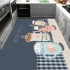 Alfombrilla Antideslizante de Tierra de Diatomeas, Alfombrilla de Pie de Área Grande de Cobertura Total, Resistente a la Suciedad para el Hogar, Fácil de Cuidar, Absorbente de Agua y Aceite, Alfombrilla de Piso para Cocina