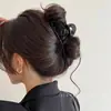 Novo Estilo de Presilha de Cabelo 2026 com Toque de Luxo, Piranha Floral Simples, Presilha de Garra Grande de Acrílico para Cabelos Grossos