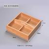 Caja para Snacks de Frutos Secos Estilo Chino y Japonés para Sala de Estar, Caja para Dulces de Boda con Tapa y Asa, Bandeja de Semillas de Calabaza de Bambú