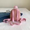 Bolsa pequeña de pana de triple uso 2024 nueva bolsa para mujer mochila de primavera y verano mini mochila escolar mochila de viaje de ocio