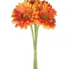 Envío Directo de Fábrica de Flores Artificiales Premium Transfronterizas, Ramo de Crisantemos de Seis Cabezas para Jardín, Mesa, Boda, Decoración de Hotel