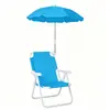 Silla de playa para niños más vendida de Amazon con sombrilla y pinza, silla de pesca ajustable con sombrilla y logo publicitario