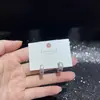 Pendientes de Serie de Diseño Original con Agujas de Plata S925, Galvanizado Ecológico, Moda Versátil de Lujo Ligero de Nicho Venta Directa
