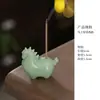 Porta incienso creativo de cerámica para uso doméstico, quemador de incienso de interior, soporte para incienso, base para incienso, decoración de mesa de té