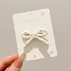 Pinzas laterales estilo dopamina con un toque de alta gama, pinzas delicadas con flecos para niñas, pasadores dulces, pinzas de cocodrilo a la moda