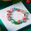 Direto da fábrica novo pulseira de Natal moda Coringa Natal argila macia Papai Noel Boneco de Neve pulseira em estoque atacado