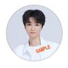Insígnia TFBOYS Wang Junkai Yang Qianxi insígnia redonda barra secundária yuan ao redor T115-152