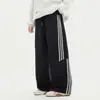 Calça Esportiva para Menina do Ensino Fundamental Estilo Primavera e Outono Para Crianças Maiores Tamanho Plus Size Calça Reta Solta Calça de Moletom Calça Longa Casual Roupa de Estudante