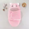 Manta Saco para Bebê Transfronteiriça para Recém-Nascidos, Espessa para Outono e Inverno, Saco de Dormir para Bebê, Swaddle Anti-Susto