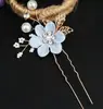 Pente de cabelo com folha de ouro europeu e americano transfronteiriço, adorno de cabeça de coroa de noiva, acessório de cabelo floral, joia de noiva