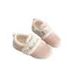 Chinelos de Algodão Slip-On para Mulheres, Modelo Popular 2026, Novos Chinelos Peludos, Tamancos Quentinhos de Pelúcia para o Inverno, Sapatos Estilo Birkenstock