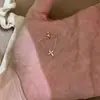Novo anel de cruz com glitter fino para mulheres, design único, anel ajustável de alta qualidade, anel de cauda vintage