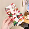 Novo Acessório de Cabelo de Natal de Inverno Peça Única Presilha Infantil Cervo Presilha de Cabelo Quebrada Adereço de Cabeça Fofo para Bebê Presilha Lateral Acessórios de Cabelo