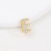Collar Transfronterizo Nuevo 26 Letras Inglesas Collar Pequeño Lindo Letra Diamante Diy Colgante Letra Zircón Cadena Clavícula