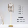Tienda de ropa accesorios para maniquíes de hombro plano maniquí femenino de medio cuerpo ventana maniquí de cuerpo entero hombro en ángulo recto base engrosada soporte de exhibición