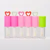 Love Big Brush Esmalte Labial Tubo 4ml Barra Grande Brillo Labial Tubo Empaque Cosmético Material