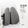 Cojín de Soporte Lumbar para Estar Sentado Mucho Tiempo, Almohadilla para Respaldo de Silla de Oficina, Tela de Malla Transpirable Simple y Moderna, Ajustable
